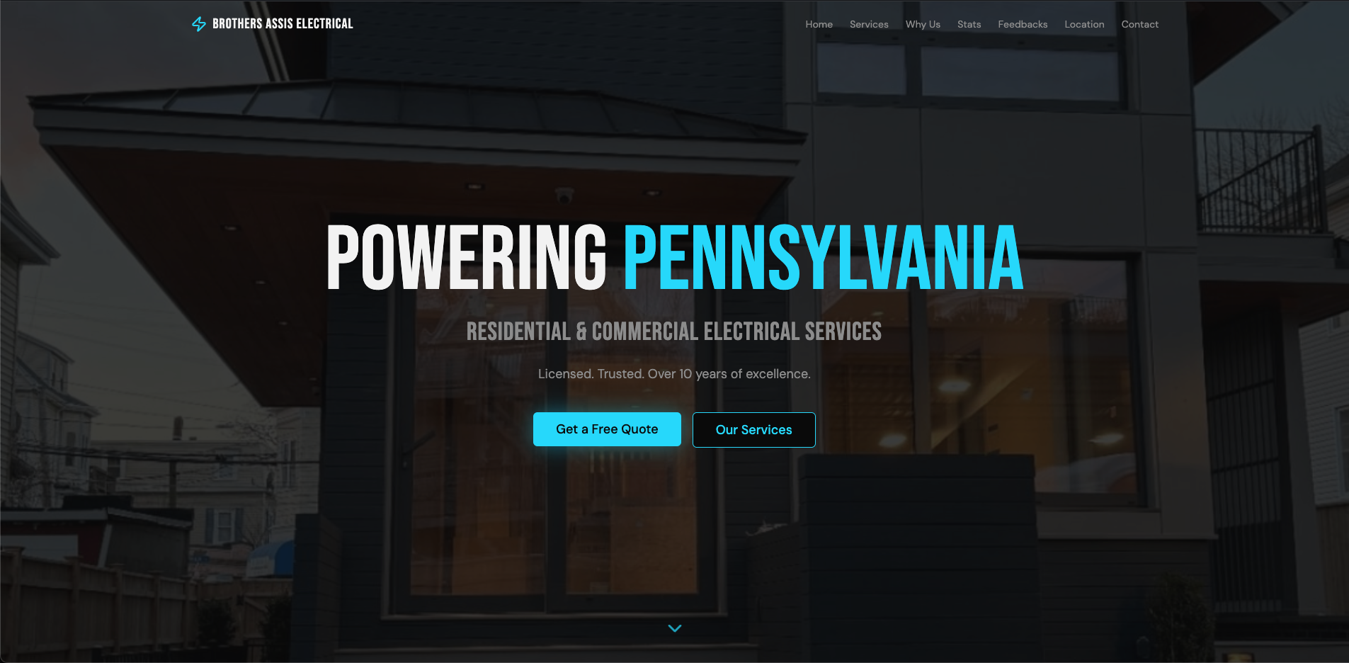Brother Assis Electrical website preview