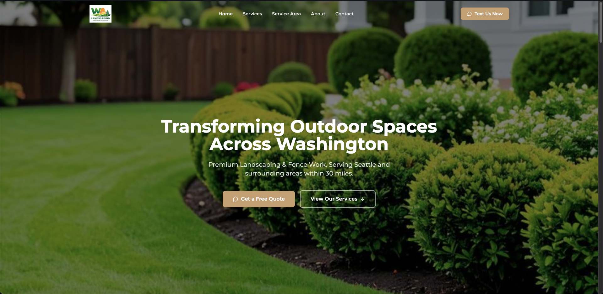 WA Landscaping preview